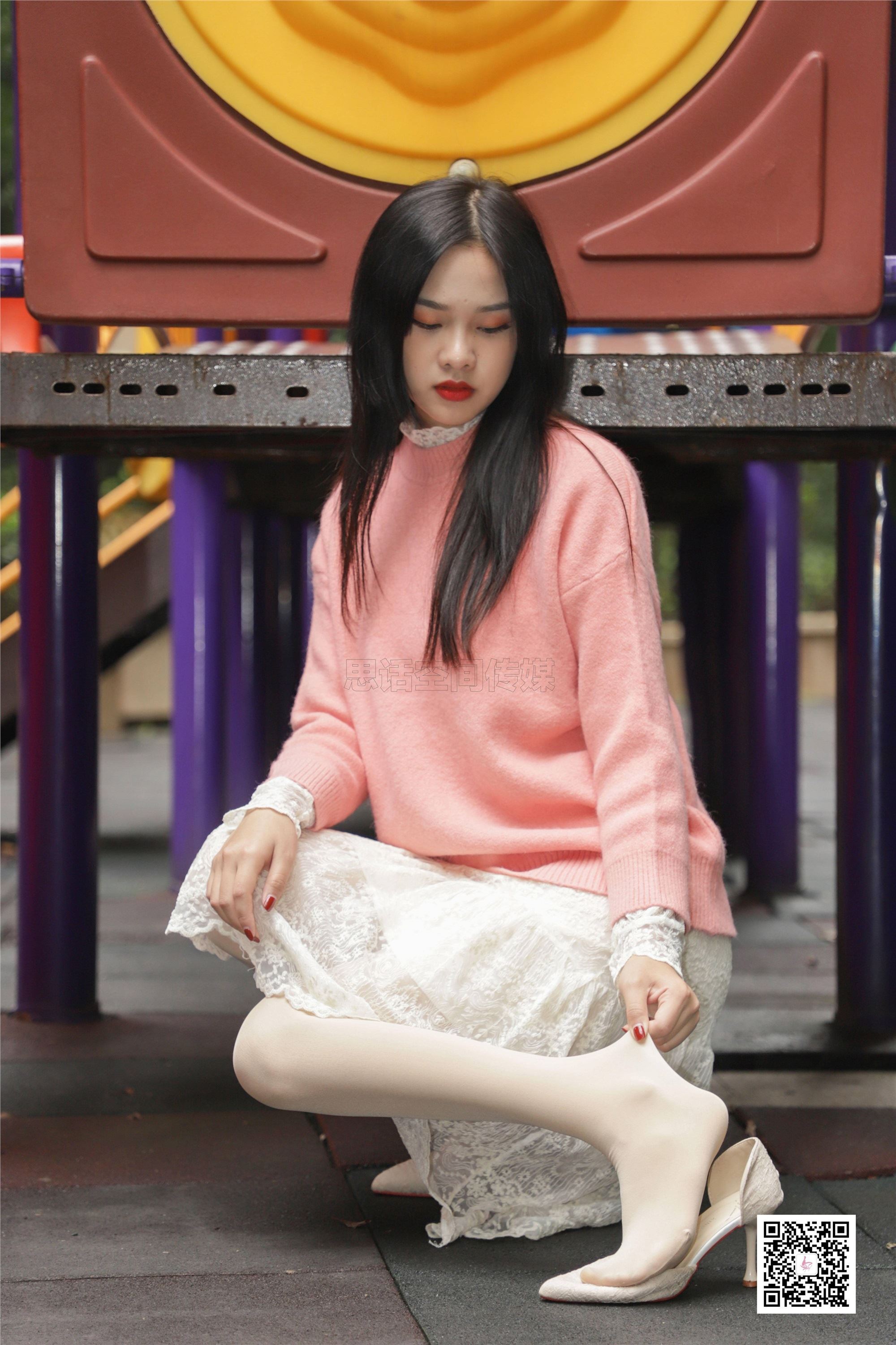 SiHua思话 SJ059 橙子 温柔浅口中跟高跟鞋